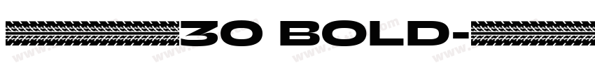 阿里巴巴30 BOLD字体转换